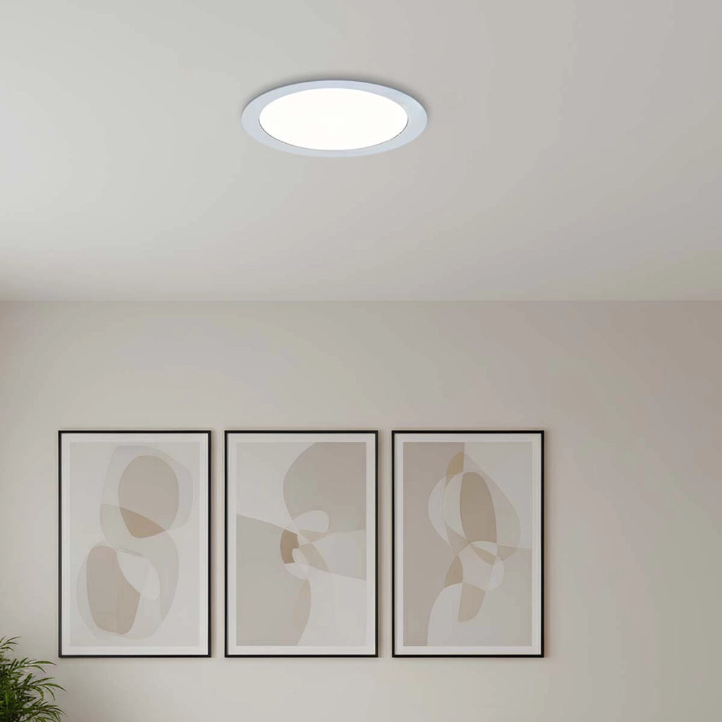 Pannello LED 6W Incassato Formato Rotondo 11.7cm 50000 Ore Bianco Avizar