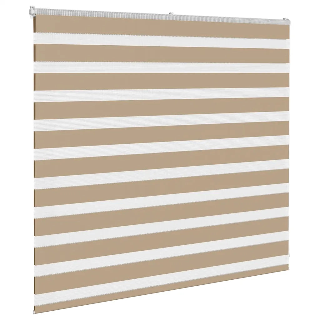 vidaXL Tenda a Rullo Zebra Larghezza Tessuto 150,9 cm Poliestere