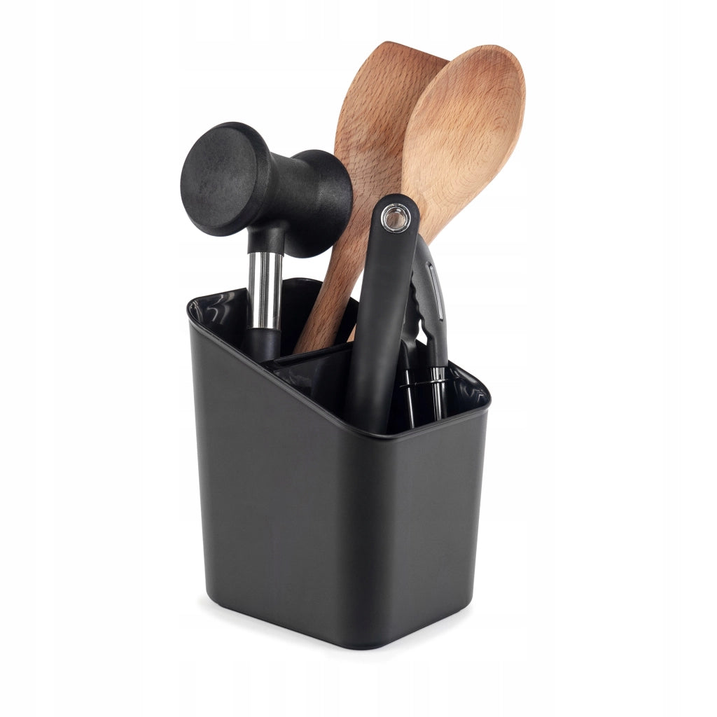 KADAX Scolaposate Organizer per utensili, contenitore in plastica nera