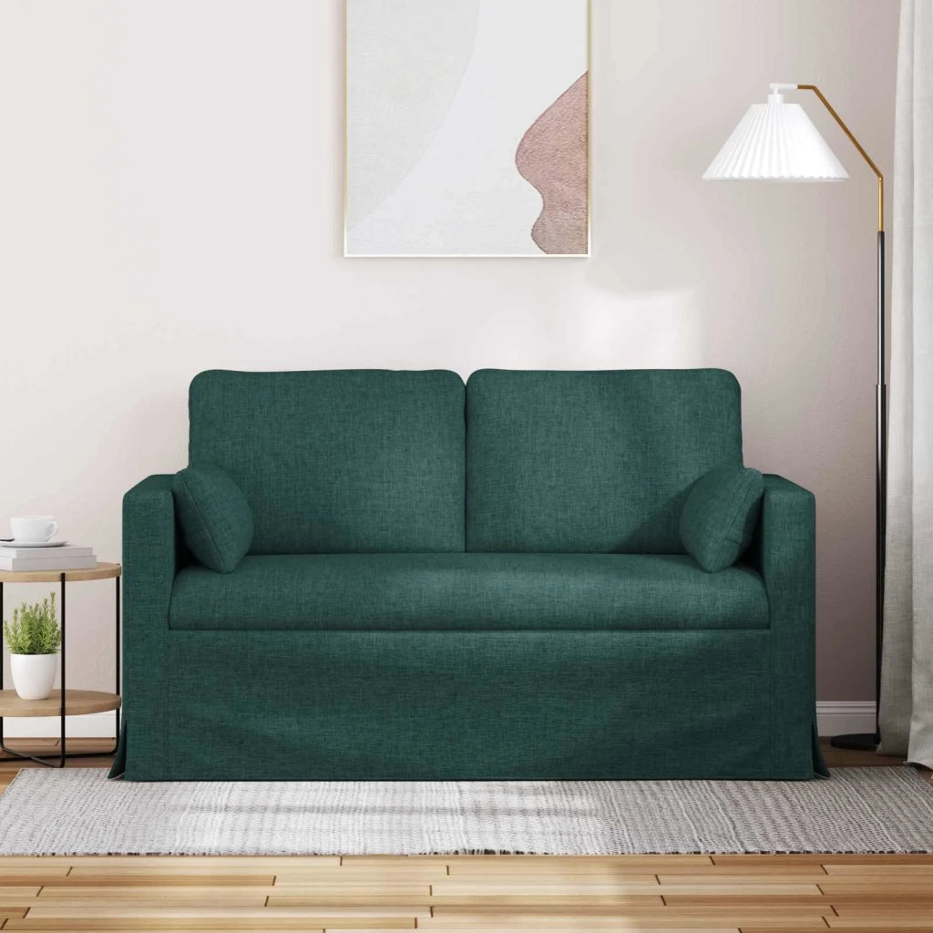 Divano Verde Scuro 139 x 78 x 80 cm Tessuto 42024358