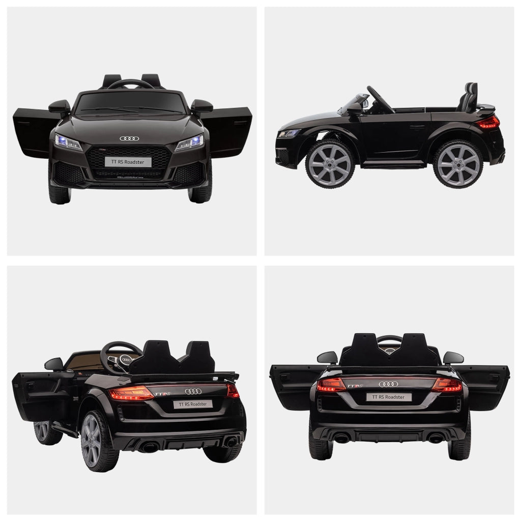 Auto elettrica per bambini Audi TT RS 12V ¨C zephmum ¨C Nero