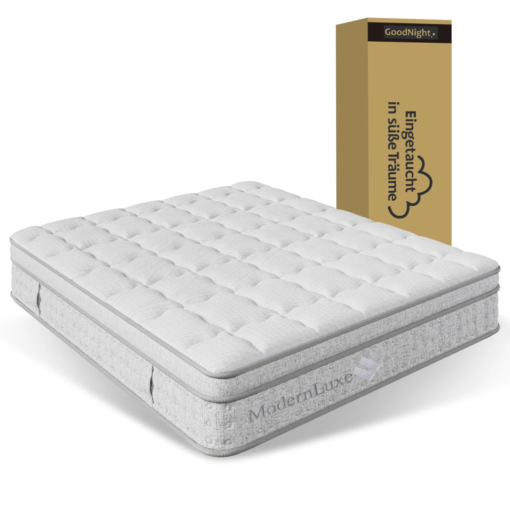 Materasso ibrido a molle insacchettate bianco 140x200 cm