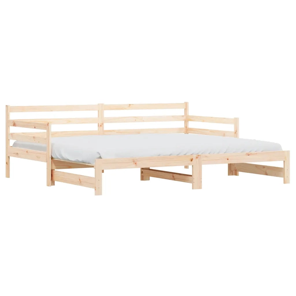Divano Letto con Letto Estraibile 80x200cm Legno Massello Pinocod mxl 131353