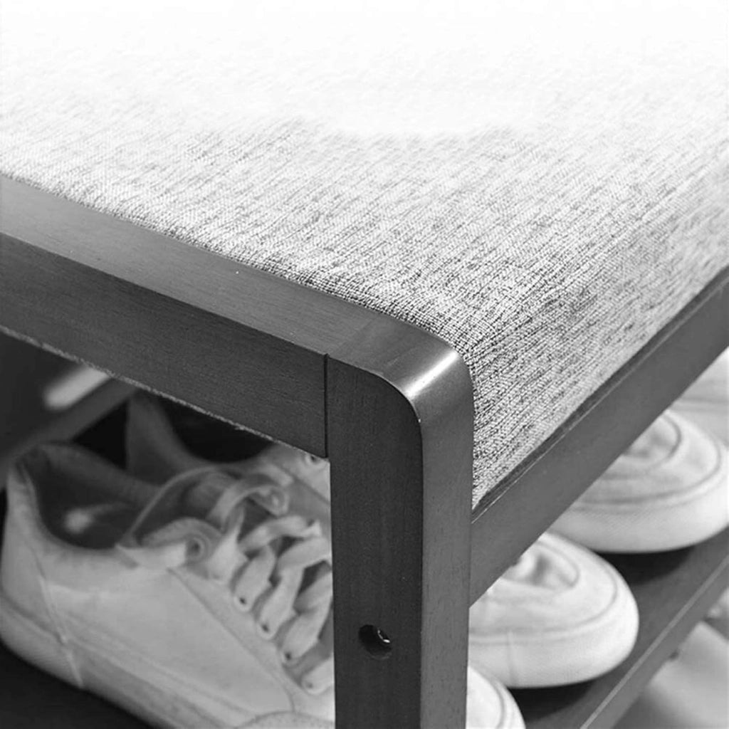 scarpiera Scarpiera per la casa Scarpiera Scarpiera in Legno Scarpiera per Uso Domestico con Cuscino per Sedile Scatola da Scarpe per Ingresso Soggiorno (Dimensioni : Small)