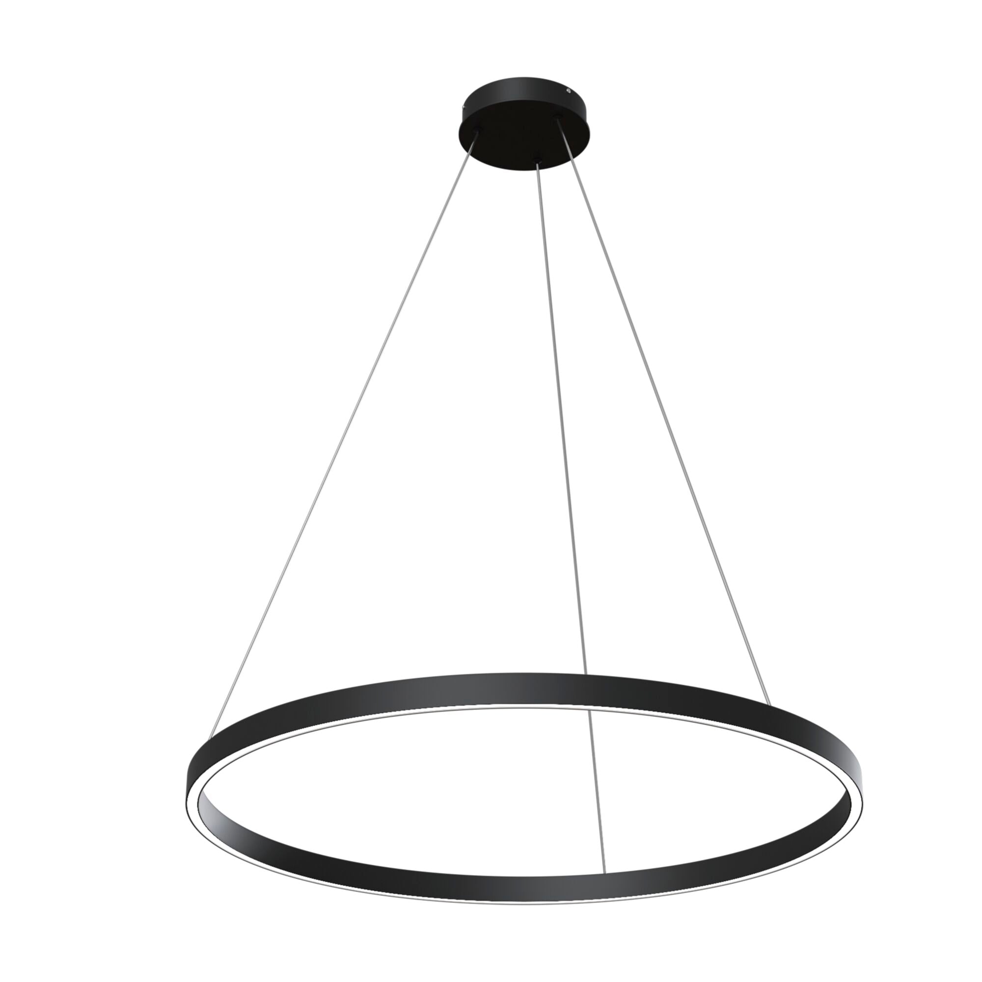 Lampada pendente Modern in Alluminio Rim Nero