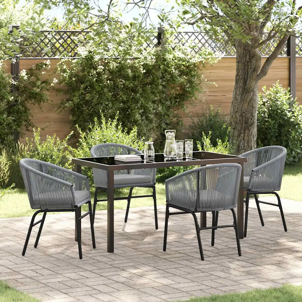 Set da Pranzo per Giardino 5 pcs Antracite 3379361
