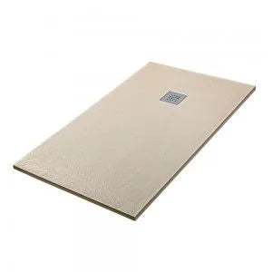 Piatto doccia 70x120 in resina su misura tortora effetto pietra Karen