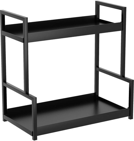 Pannello di supporto per cucina - Pannello di esposizione - Organizzazione della cucina - Design a doppia faccia - 22 x 40 cm - Nero