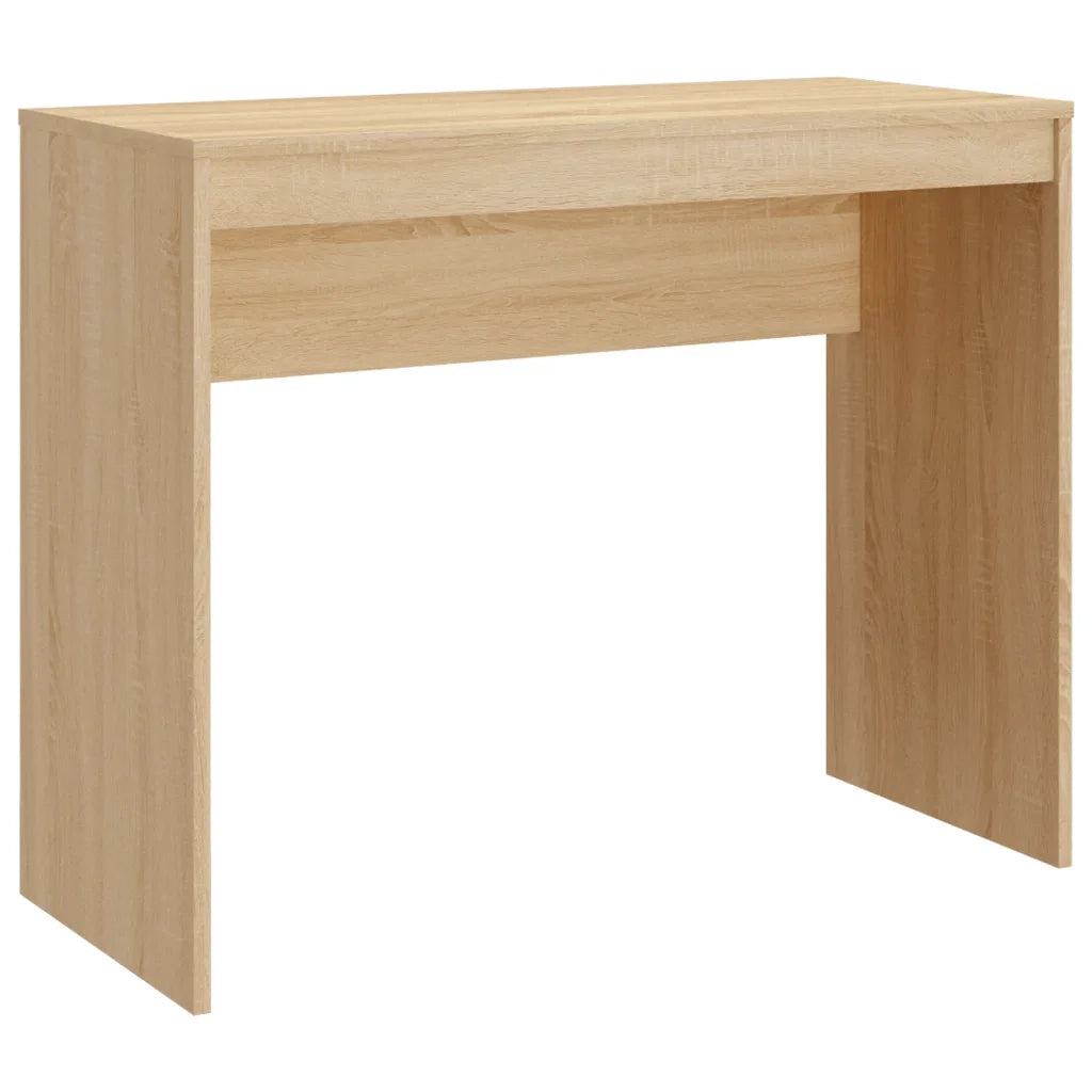 Scrivania-Scrivanie per ufficio e studio-Scrittoio Rovere Sonoma 90x40x72 cm in Legno Multistrato