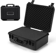 Valigetta portaoggetti, custodia impermeabile con schiuma adattabile e valvola di compensazione della pressione, scatola di immagazzinaggio macchina fotografica, per attrezzi, Gopro, obiettivi e
