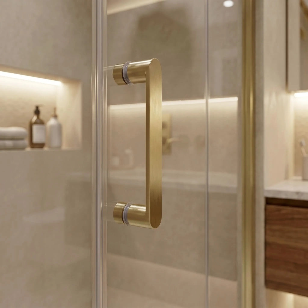 Cabina Doccia Rea Bruno 90x90 Brush Gold