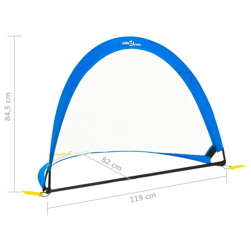 Set Porte da Calcio per Bambini 2 pz con Borsa 119x82x84,5 cm 93365