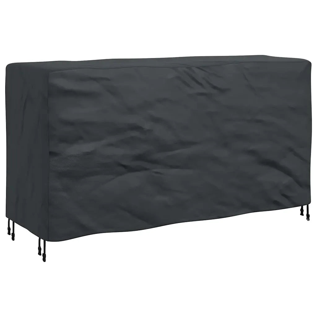 vidaXL Copertura per mobili da esterno Nero 180 x 70 x 90 cm 600D
