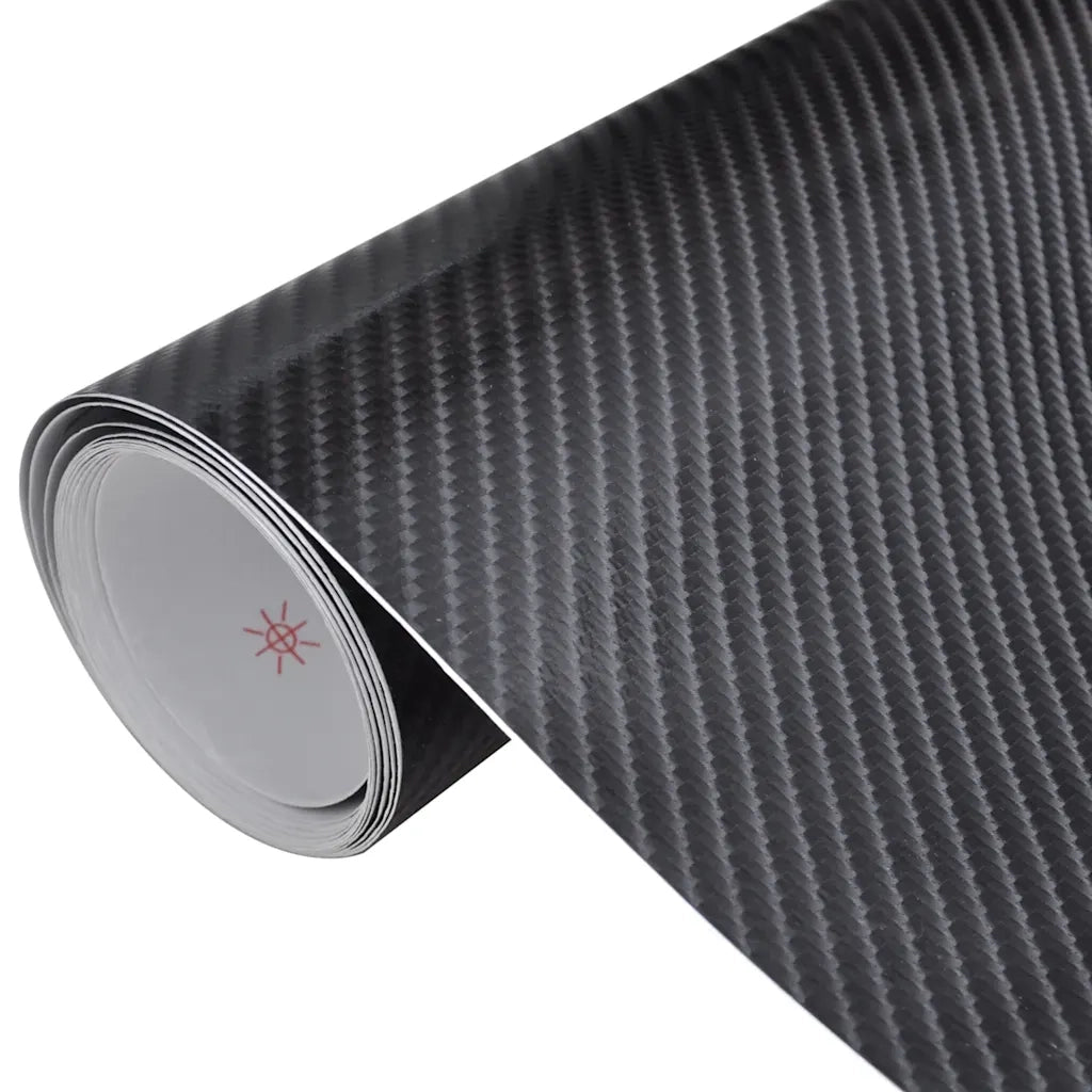Pellicole per Auto 2 pz 4D Nero 100x150 cm+50x150 cm CFW6497468