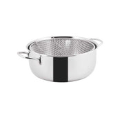 Friggitrice Inox con Cestello cm 24 Metalsomma