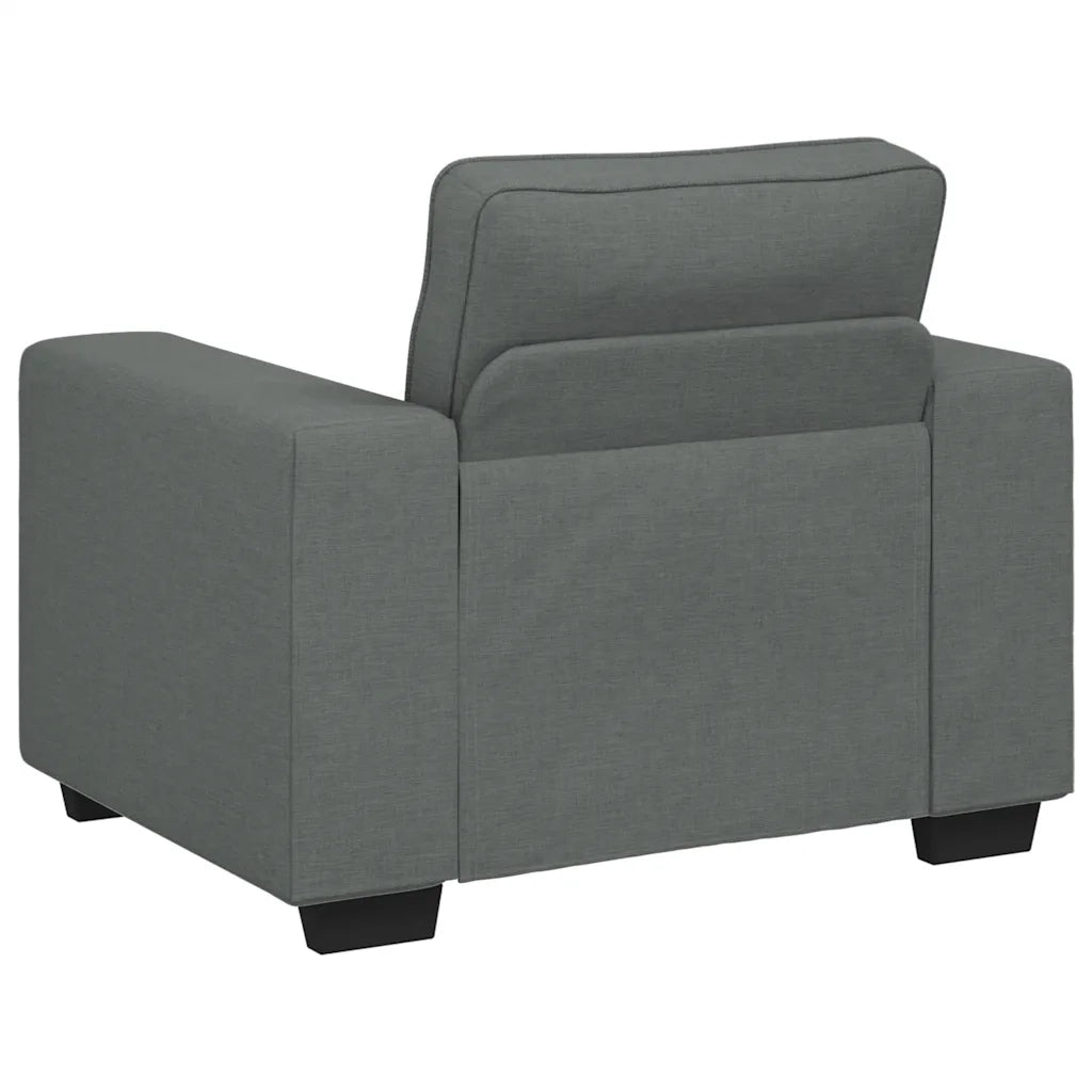 Poltrona Grigio Scuro 100x77x82 cm in Tessuto 4105147