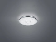 OSAKA PLAFONIERA LED 27W 3100lm, 3000 - 5500K ROTONDA EFFETTO CIELO STELLATO CON TELECOMANDO D. 42CM DIMMERABILE