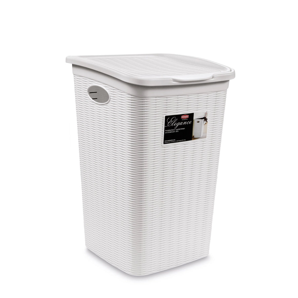 Portabiancheria Stefanplast Elegance Bianco 50 lt 37 x 38 x 54,5 cm