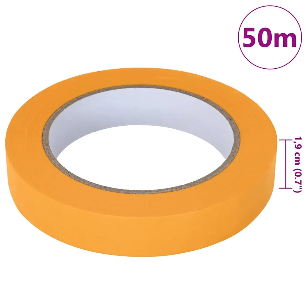 Nastri Adesivi per Pittori 12 pz Giallo 19mm x 50m Carta CFW5090904