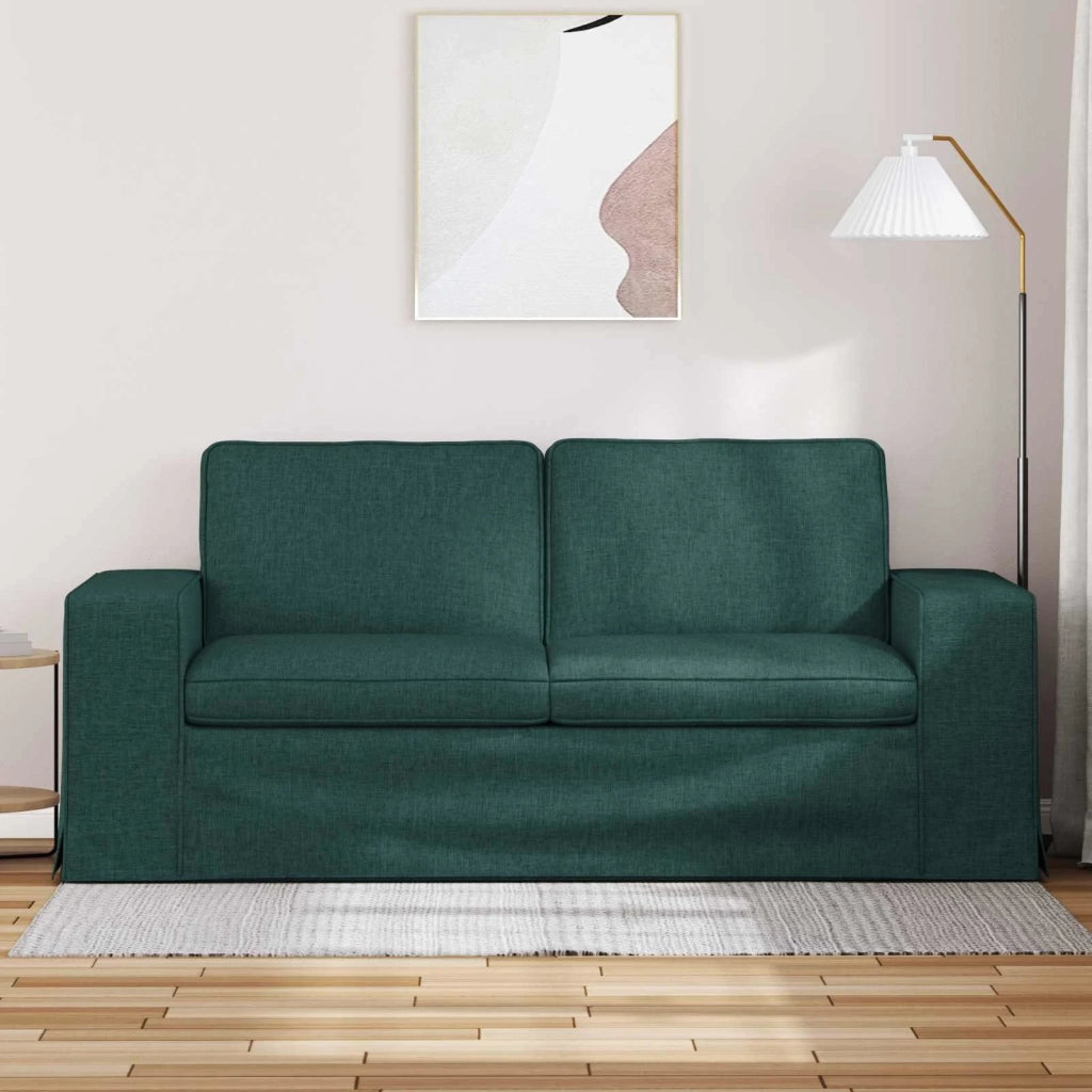 Divano Verde Scuro 182 x 80 x 82 cm Tessuto