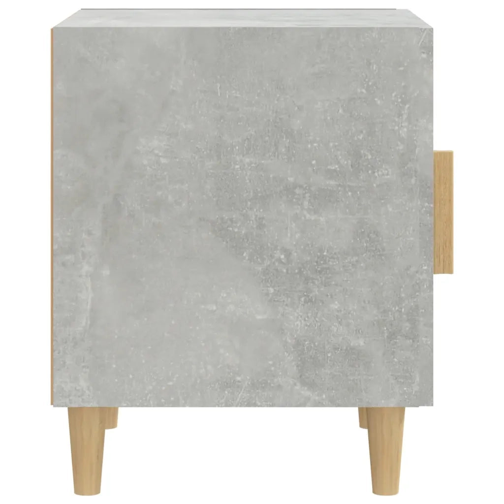 Comodino Grigio Cemento in Legno Multistrato cod mxl 29907