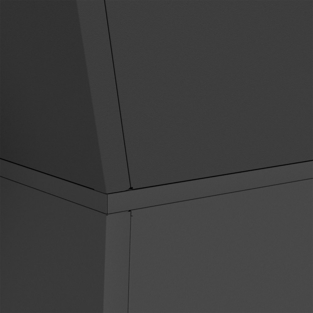Supporto per Piante Nero Metallo 40 x 40 x 101 cm Fioriere