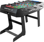 Calcio Balilla Pieghevole Bambini, Match Calcio Balilla Pieghevole, 121x61x85cm, Nero, Tavolo da Biliardino per Interni