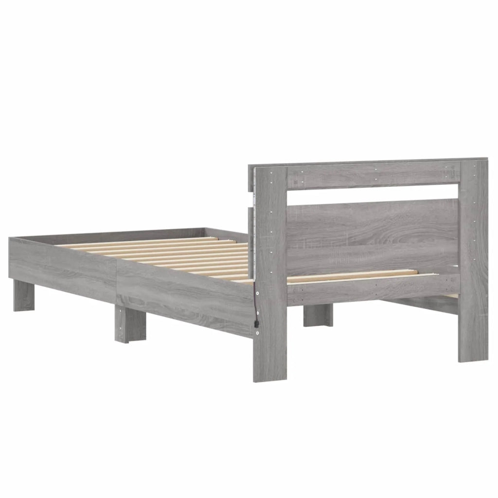 Struttura del letto Sonoma grigio Legno ingegnerizzato 8008995