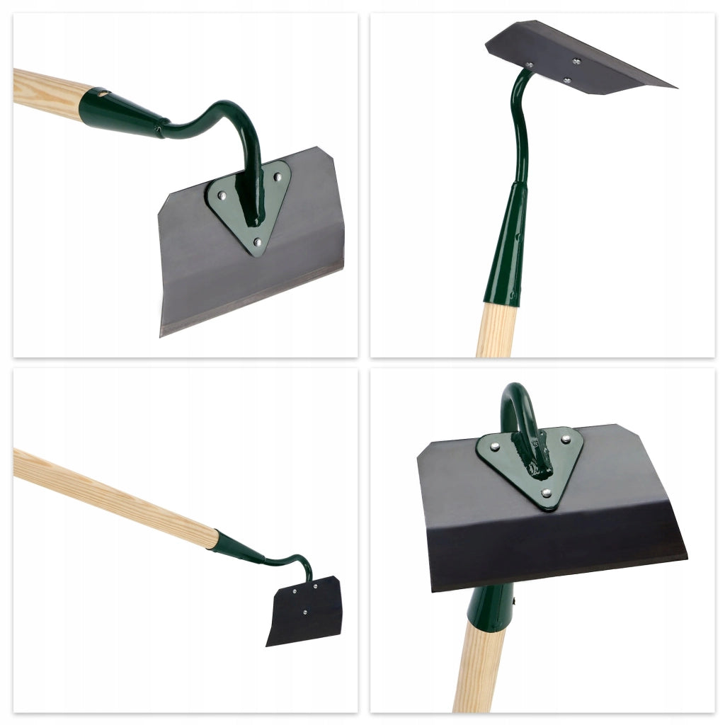 Zappa da giardino KADAX per estirpare le erbacce, lama da 14 cm, lama indurita da 125 cm.