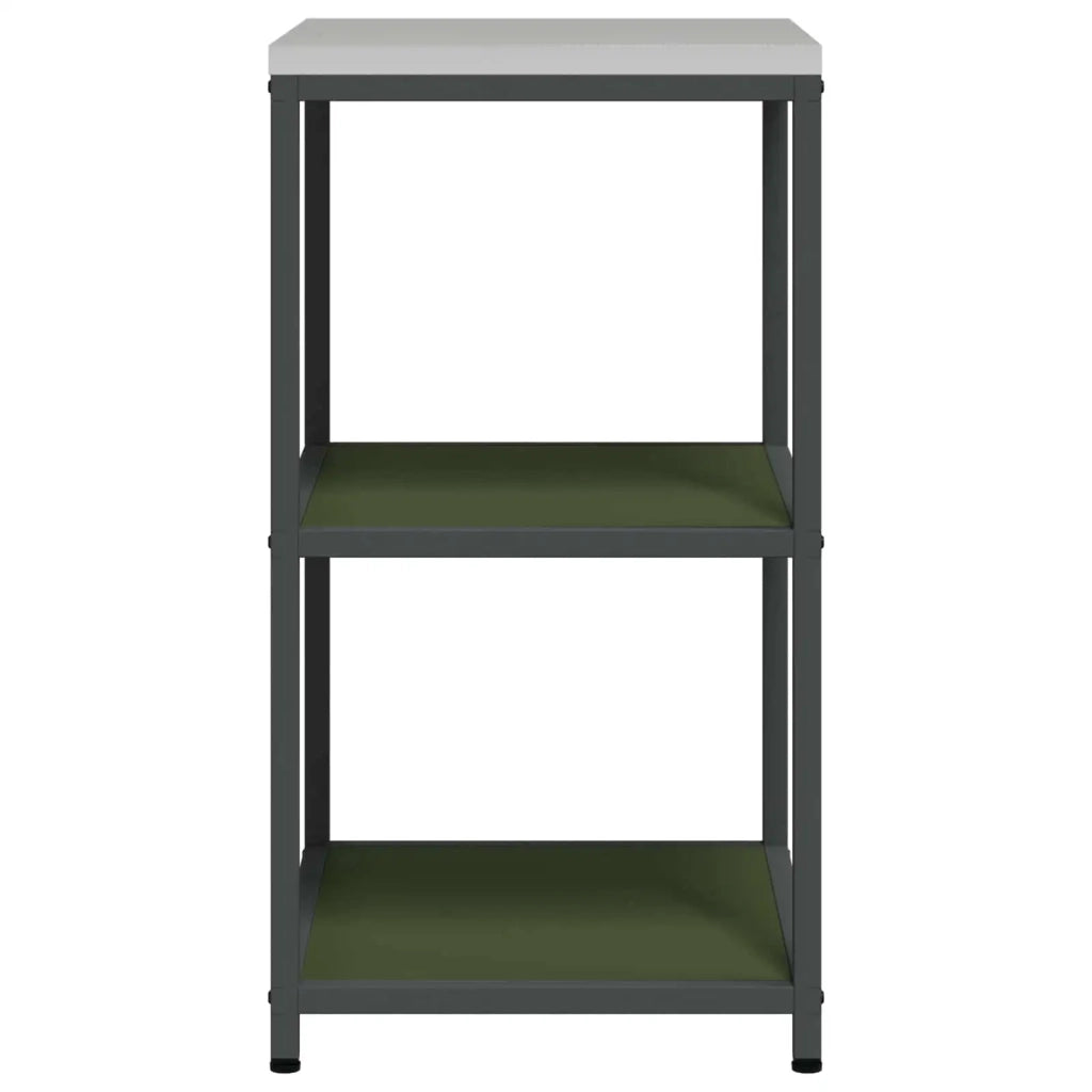 Pensile da cucina | Stoccaggio in cucina HATTEM Verde oliva 60 x 50 x 92 cm Acciaio