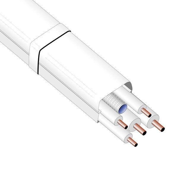 GIUNTO COPERCHIO PER CONDIZIONAMENTO IN PVC - 90XH65 MM  - GIS