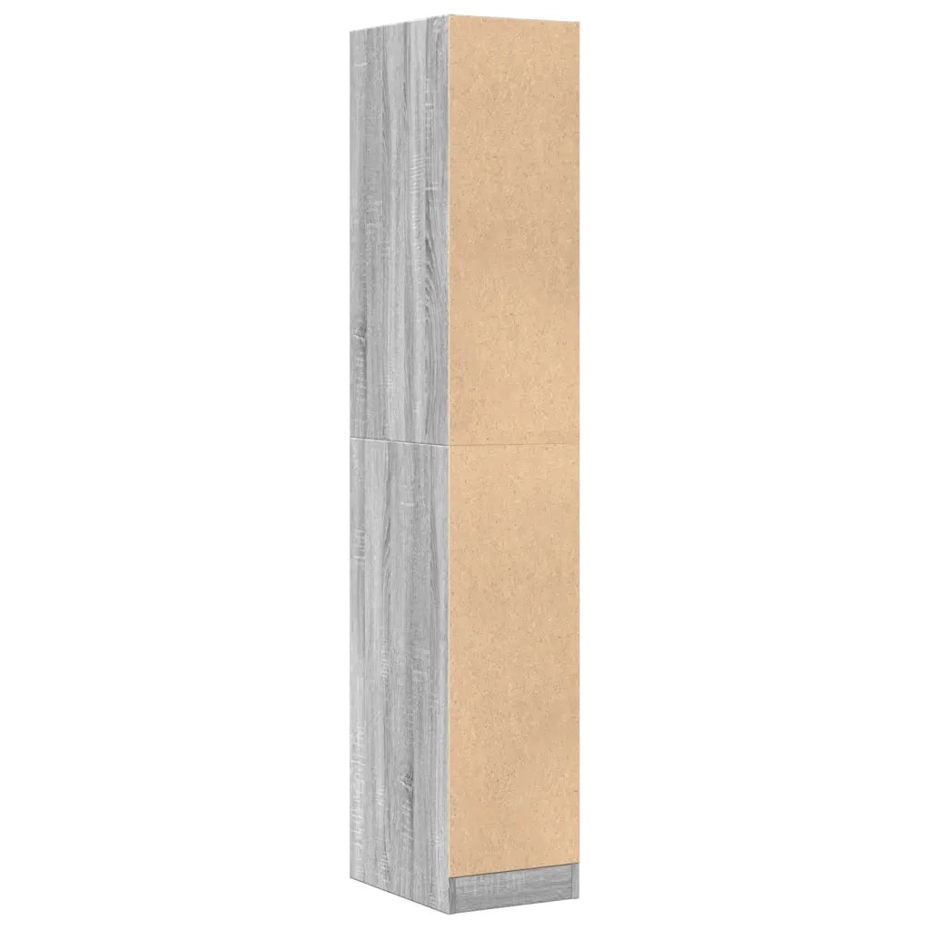 Armadietto da Farmacia Grigio Sonoma 30x41x174,5 cm Truciolato 3309632
