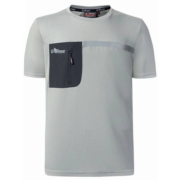 U-Power Maglietta T-Shirt Lime Stone Taglia XL Christal