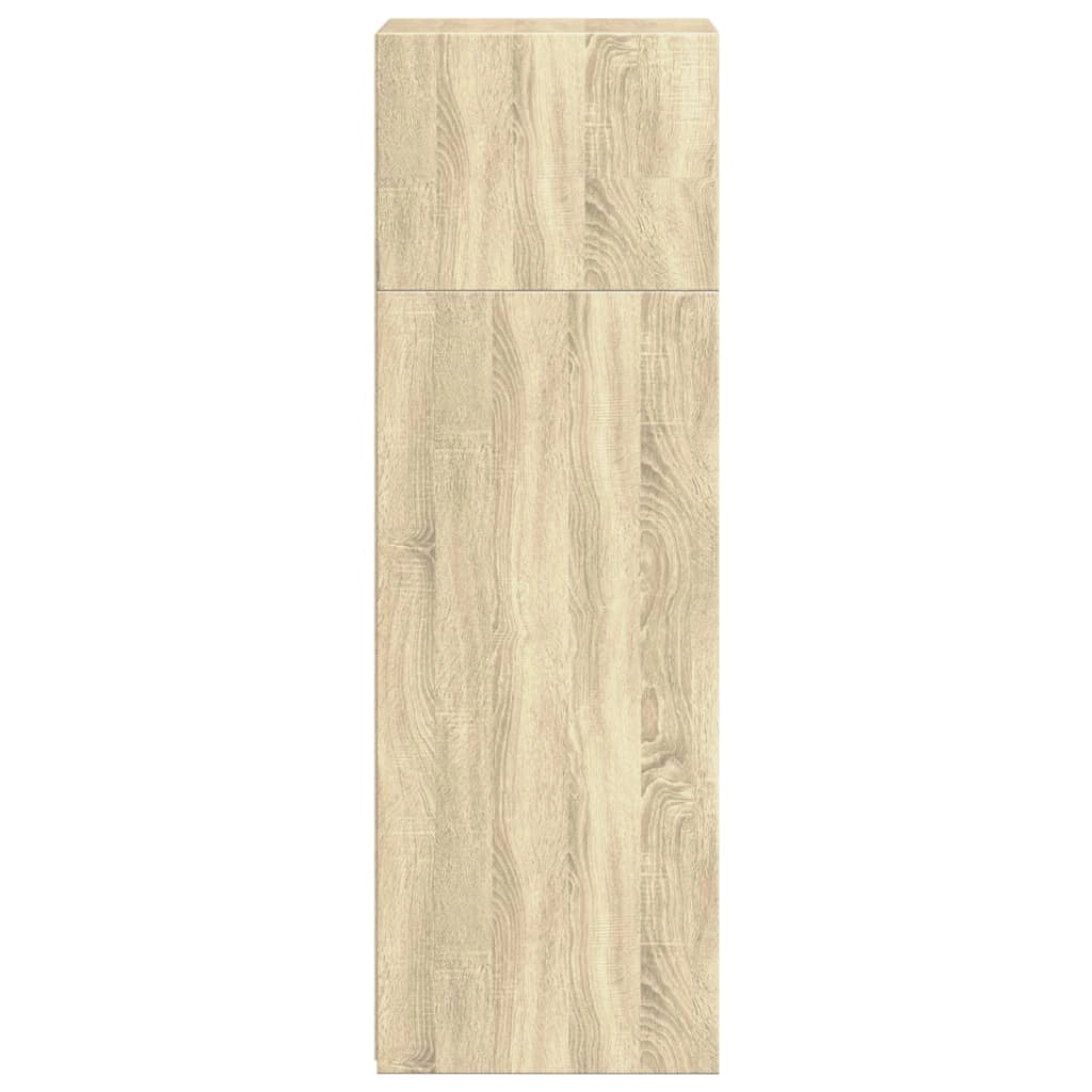 Buffet credenza cassettiera armadio mobile contenitore organizer cucina soggiorno rovere Sonoma 40 x 41 x 124 cm legno ingegnerizzato marrone 02_0031566