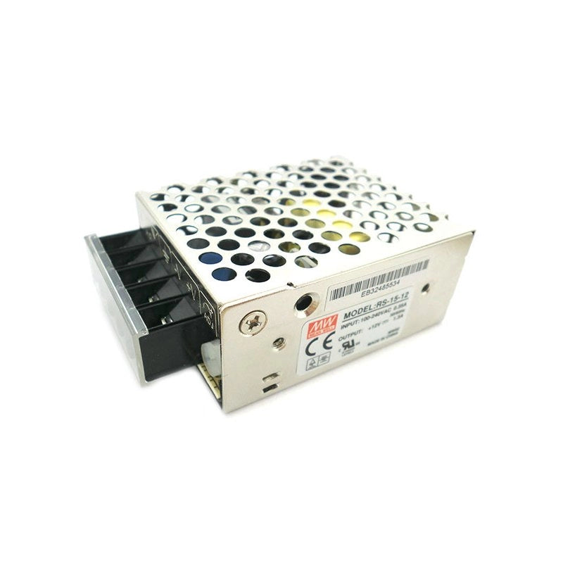 Alimentatore MW MEAN WELL CV 15W 1,3A RS-15-12 Trasformatore Da AC 220V A DC 12V Per Illuminazione Led