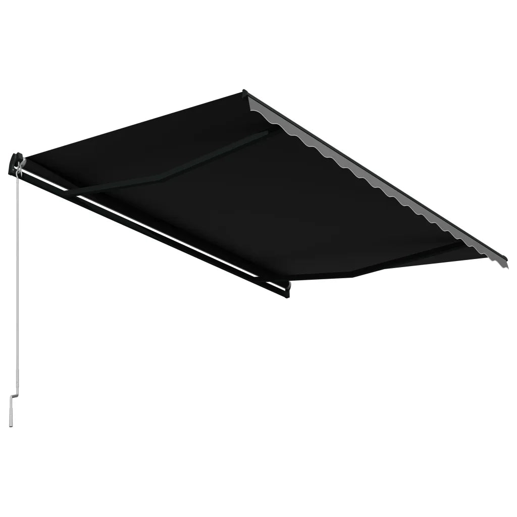 Tenda da Sole Retrattile Manuale 450x300 cm Antracite 3051240