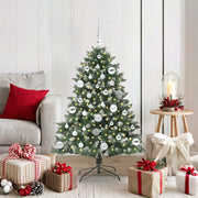 Albero di Natale artificiale con 150 LED Verde 120 cm 3395214