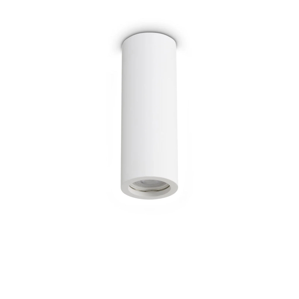 Plafoniera Look 1 Luce Gu10 Gesso
