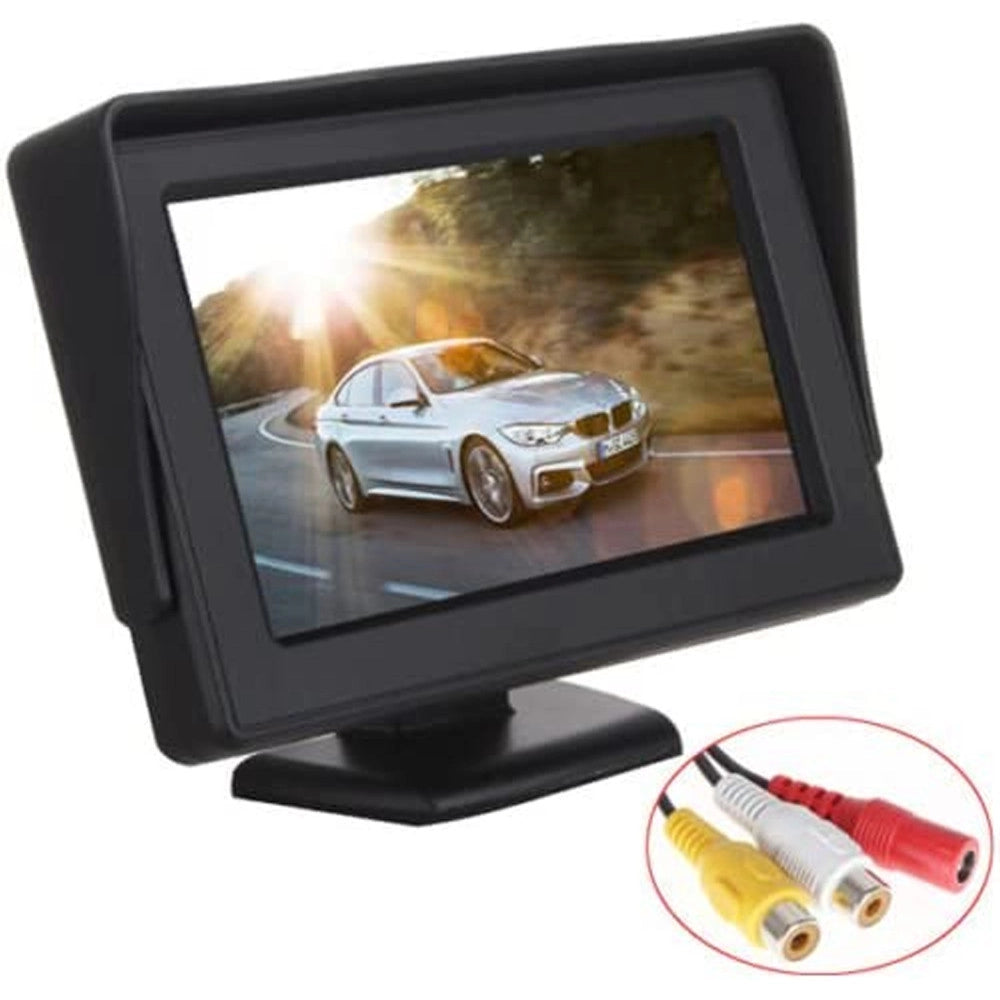 Trade Shop - Monitor Per Auto Suv Camioncino Q-ca901 Da 5" Hd Av A Colori Tft-lcd Telecamera -
