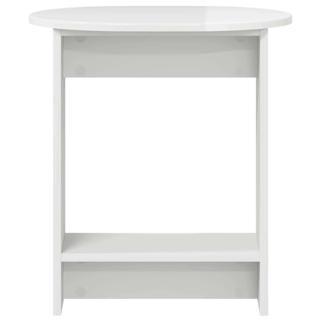 Tavolo laterale Bianco Lucido 50 x 39,5 x 55 cm 899856