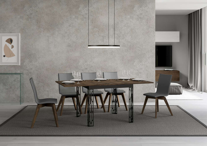 Tavolo Allungabile 90x90-180x78-80 cm Ghibli Libra Noce