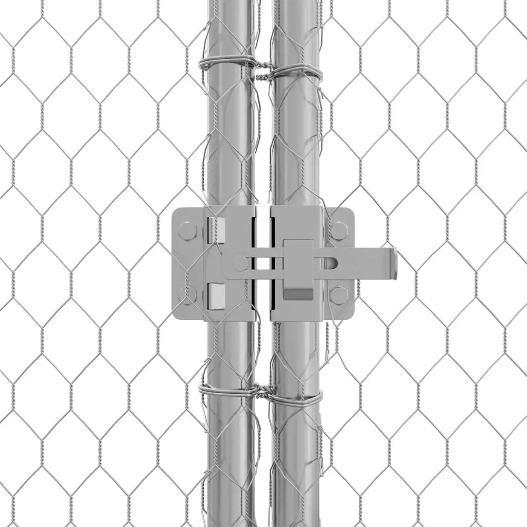 Gabbia per polli Argento 400x170x177cm Acciaio zincato