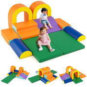 Set di 10 blocchi da arrampicata in schiuma, Set attivit¨¤ per interni per bambini 1+ anno Arancione