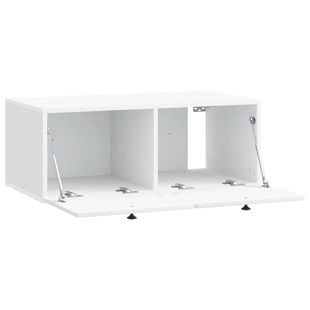 Mobile Porta TV da Muro 78,5 x 41 x 30 cm Bianco 899195