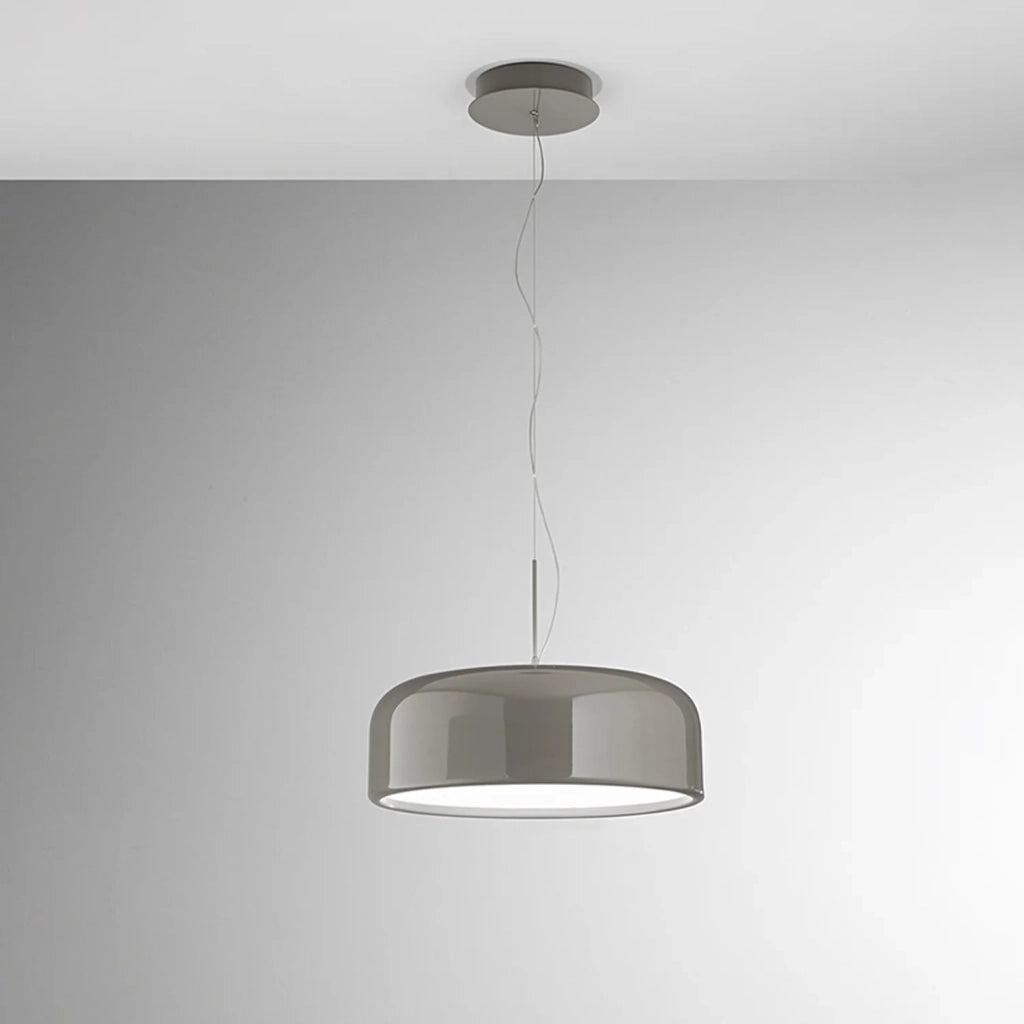 Sospensione Moderna Velia Metallo Grigio Led 40W Dimmerabile Ip20