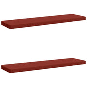 Cuscini per Panchina a 2 Pezzi VUGHT 2 pz 100% Poliestere Rosso 951417