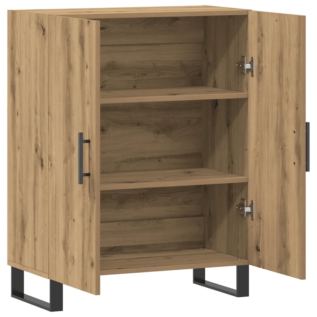 Credenza Rovere Artigianale 69,5x34x90 cm in Legno Multistrato 857182