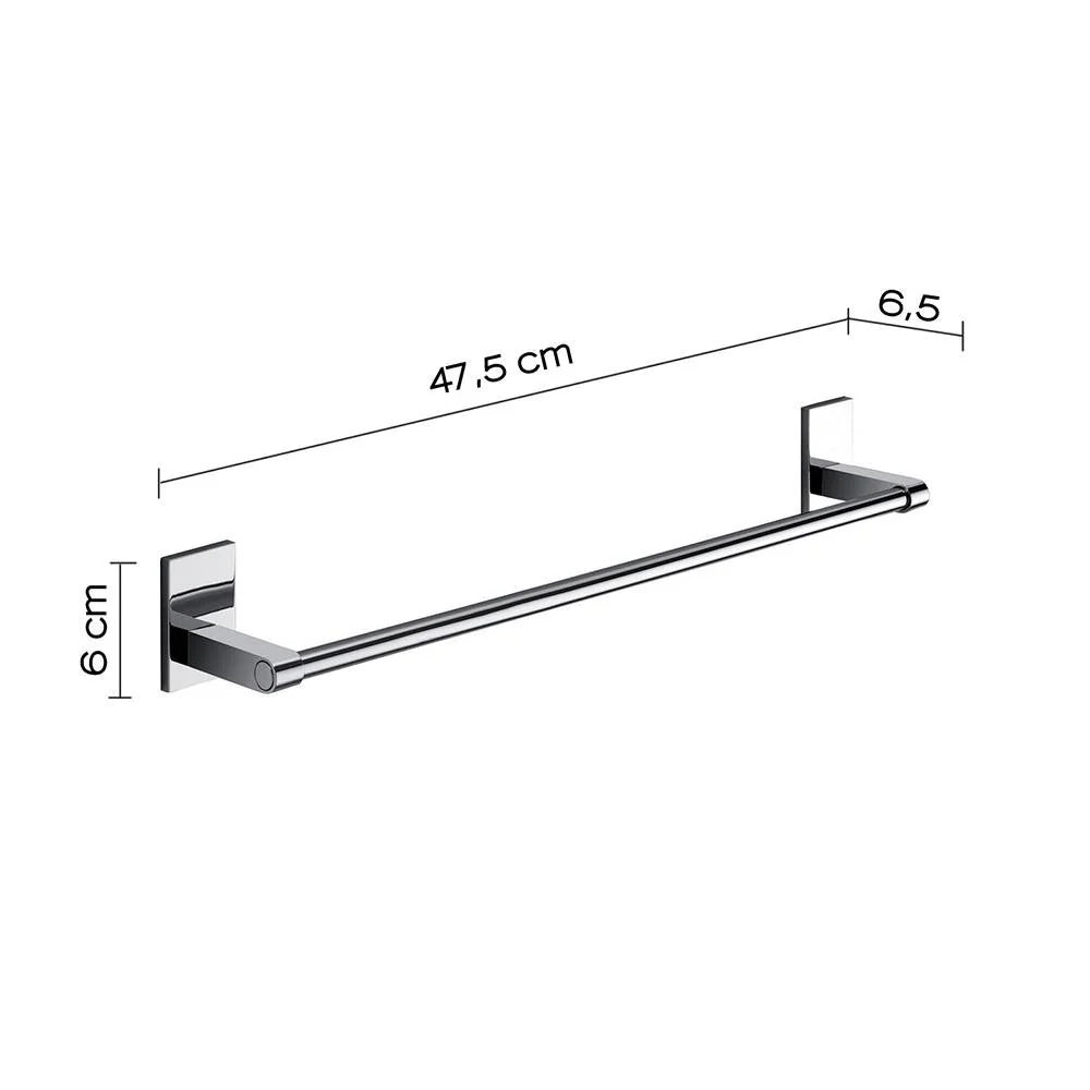 Portasalviette GEDY linea Maine da 45cm Cromato