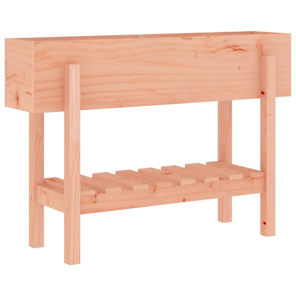 Fioriera Rialzata Giardino-Vaso da Esterno-Supporto per Vaso 101x30x69 cm Legno Massello Douglas