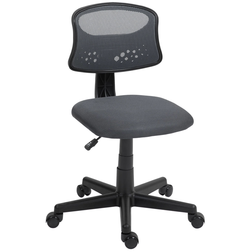 Sedia da Ufficio Girevole con Schienale in Rete Altezza Regolabile ¨C Minimal ¨C Grigia